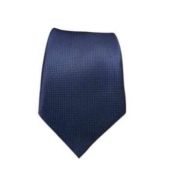 Imagem de Gravata Premium Azul Marinho - Sem marca, Azul marinho 01