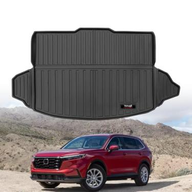 Imagem de Tapetes de carga personalizados para Honda CRV (não híbrido) 2023-2025 2026, forro inferior do porta-malas para todos os climas, acessórios para tapetes de proteção TPE (para Honda CR-V 2023-2025