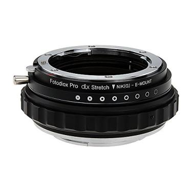 Imagem de Fotodiox Adaptador de montagem de lente extensível DLX - Nikon Nikkor F Mount G-Type D/SLR Lens para Sony Alpha E-Mount Corpo de câmera mirrorless com foco macro helicoide e filtros magnéticos Drop-in