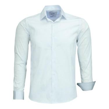 Imagem de Camisa Social Amil Comfort Manga Longa Lisa Algodão Com Elastano 1893,