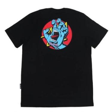 Imagem de Camiseta Santa Cruz Hand Dot - Preto-Masculino