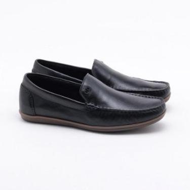 Imagem de Sapato Mocassim Democrata Couro Masculino-Masculino