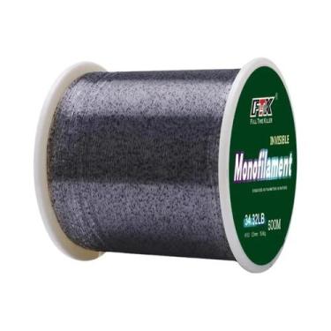 Imagem de Linha De Pesca Fluorocarbono Super Forte Invisível 100m 300m 500m Com 