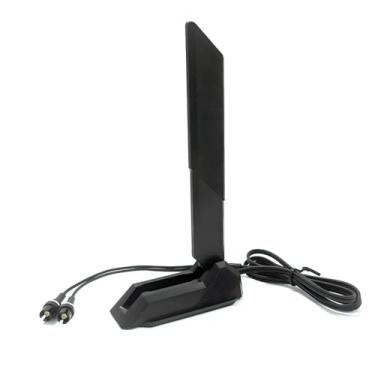 Imagem de JINTAI Antena WiFi 7 para Gigabyte Z890 AORUS Elite, X870E AORUS Master, B860M Gaming X, B850M AORUS Elite, B550M, B650E, TRX50, W790 AI TOP, Antena de base magnética de 5,8 Gbps, baixa latência