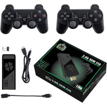 Imagem de Vídeo Game Retrô 4K Com 10.000 Jogos, HD Display, Vídeo Game Stick para PS1/GBA/FC/MD, Clássico Retro Video Game Retrô Lite para Monitor de Projetor de TV