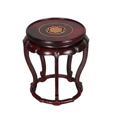 Imagem de Ncense Queimador Bonsai Pedestal base de vaso de madeira mogno expositor flor bonsai incenso ornamentos de queimador de incenso roxo pote de areia (roxo M) (roxo G)