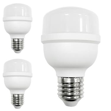 Imagem de Kit 3x Lâmpada Bulbo T Alta Potência Super LED 30~50W 6500K E27 Bivolt (Potência 20W)