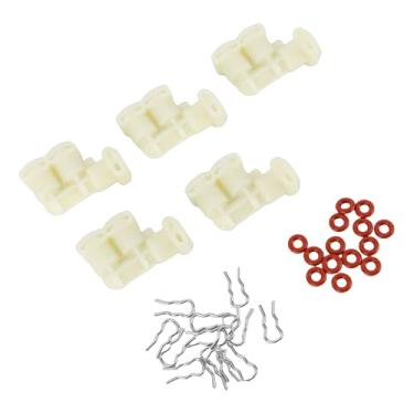 Imagem de Zerodis Conector para Máquina de café Tipo F Kit de Manutenção de Peças de Reposição para Máquina de café Expresso Com Braçadeiras de Aço Inoxidável 15 Vedações de Silicone de Alta Temperatura para