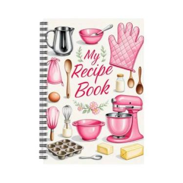 Imagem de Caderno De Receitas Pessoal Em Branco, Diário Divertido Para Escrever 