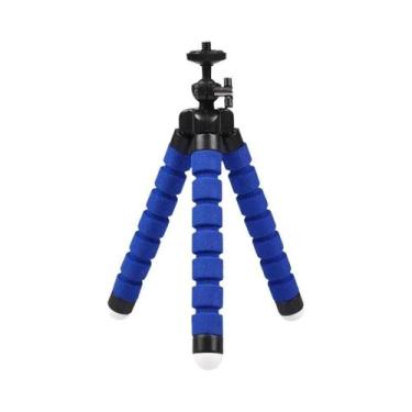 Imagem de Tripé Mini Flexível Preto Para GoPro Hero 12 11 10 9 8 7 MAX, Acessóri