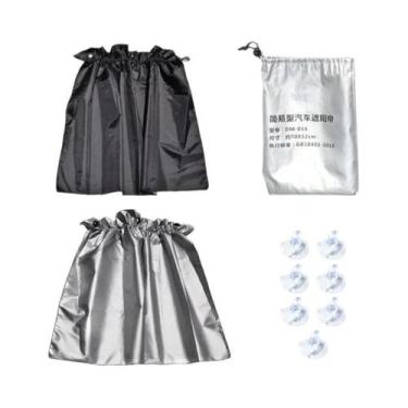 Imagem de Cortina De Isolamento Térmico Para Carro Com Ventosa, Protetor Solar P