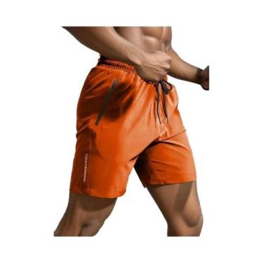 Imagem de Shorts Esportivos Masculinos De Secagem Rápida E Respiráveis Com Cordã