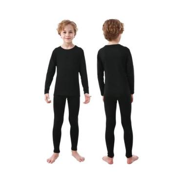 Imagem de Conjuntos De Roupa Íntima Térmica Para Esqui De Inverno Para Meninos E