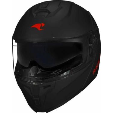 Imagem de Capacete Race Tech Signal Articulado, 62, Preto fosco