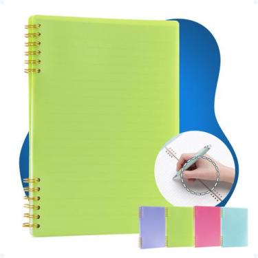 Imagem de Caderno Pauta A5 Pequeno 80 Folhas Argola Parcial Anotações - Hxt, Ver