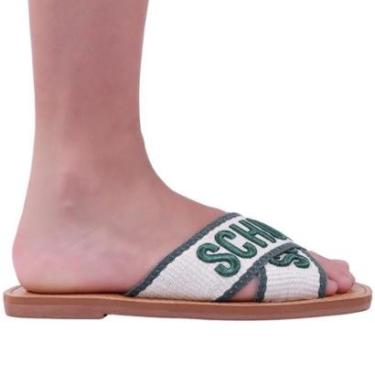 Imagem de Sandália Rasteira Schutz Feminina S208890116 Verde-Feminino