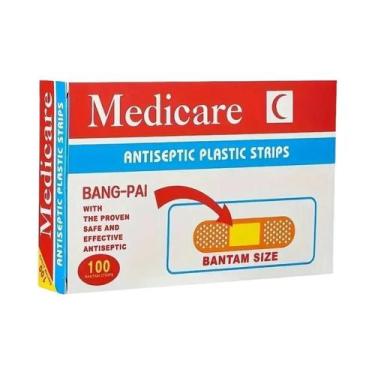 Imagem de Bandagens De Tecido Não Tecido Impermeáveis 100un. Adesivos Autoaderen