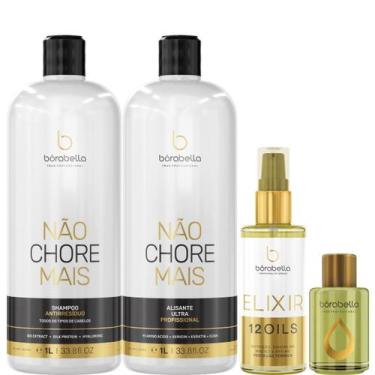 Imagem de Borabella Kit Não Chore 2x1L + Elixir 60ml + Argan 7ml