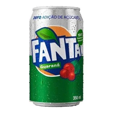 Imagem de Refrigerante Sem Açúcar Guaraná Fanta Lata 350ml