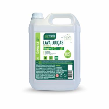 Imagem de Kit 2x: Detergente Lava Louças Capim Limão Biowash 5l