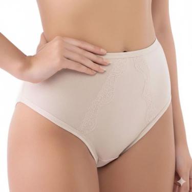 Imagem de Calcinha Clássica com Renda DelRio 50934, Bege, G