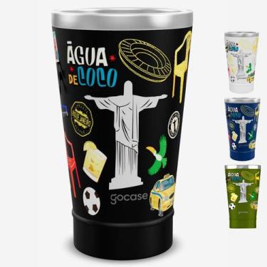 Imagem de Copo Térmico GOCASE Vibe 470ml Copacabana Cor:Preto, Preto