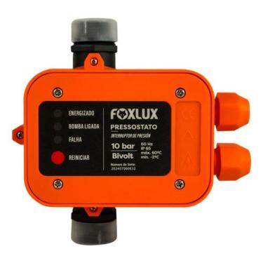 Imagem de Pressostato Controlador Auto Pressão Foxlux