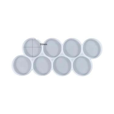 Imagem de Molde Grande De Silicone Redondo De 125-2 Polegadas Para Resina, Joias