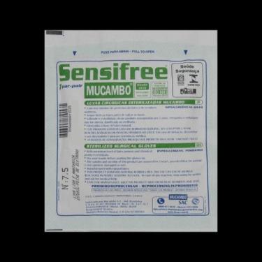 Imagem de Luva Cirúrgica Estéril Látex Sem Talco Sensifree Mucambo, 8,0