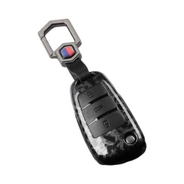 Imagem de Capa Para Chave De Carro Audi Em Fibra De Carbono ABS Para A1 A3 A4 A5