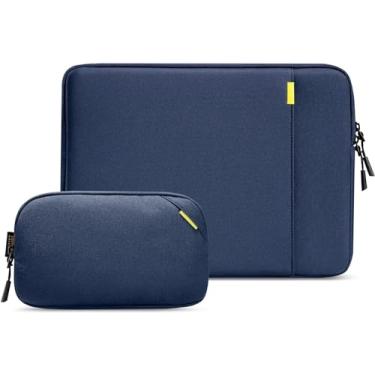 Imagem de Capa Protetora para Laptop tomtoc, Compatível com MacBook Pro 14" M5/M4/M3/M2/M1, Resistente à Água, Azul Marinho