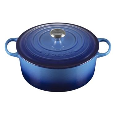 Imagem de Panela Redonda Signature 30 cm Azure Blue Le Creuset