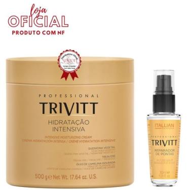 Imagem de Trivitt: Hidratação Intensiva 500g e Reparador de Pontas 30ml - Italli