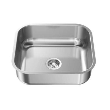 Imagem de Cuba ghelplus inox n3 polida 40x35x17cm embutir furo 3.1/2 100237131