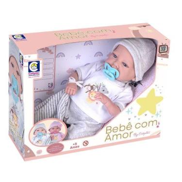 Imagem de Boneca Bebê Com Amor Menino - Cotiplás