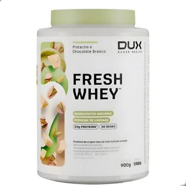 Imagem de Whey Protein Fresh 3W 100% Natural 900g Dux Nutrition, Pistache e Choc
