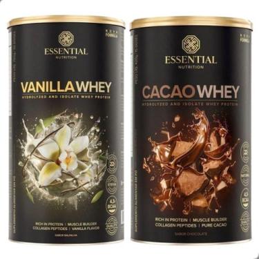 Imagem de Kit Vanilla Whey Protein + Cacao Whey 450g - Essential - Essential Nut