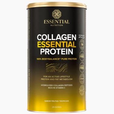 Imagem de Collagen Protein 30 Doses Lata 457,5g Essential Nutrition, Frutas Trop
