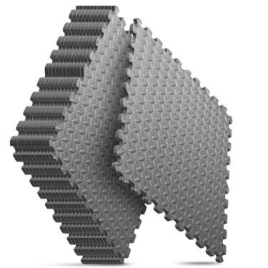 Imagem de Tapete de ginástica doméstico Nazhura EVA Foam 12 azulejos 61x61x1,27 