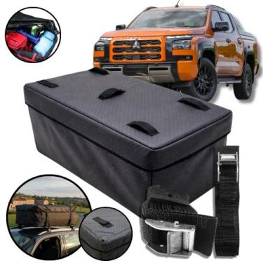 Imagem de Bolsa Maleiro Teto 180L Impermeável+Cinta Carga L200 Triton - BR18