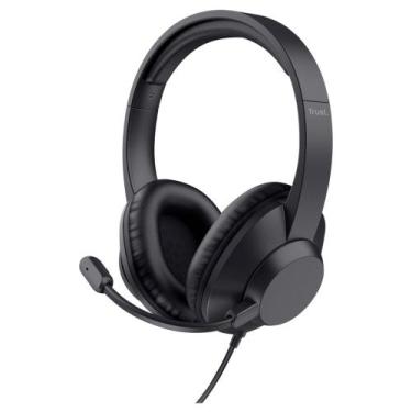 Imagem de Headset Trust Ayda Max, Conexão P2, com Microfone, Preto - 25460