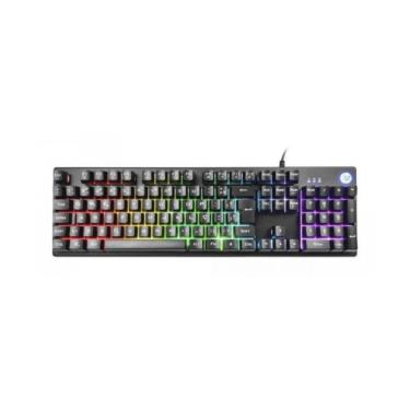 Imagem de Teclado Gamer Hp K500f Usb Preto Rgb
