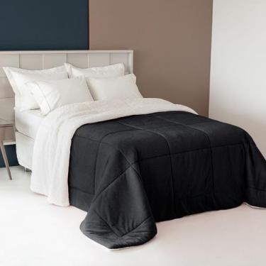 Imagem de Cobertor Casal Queen Manta Cobertas Com Sherpa Macio Coberdrom Grosso 