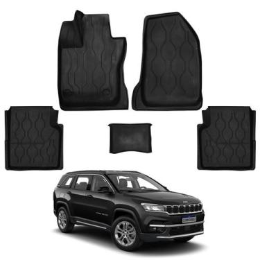 Imagem de Kit Tapete Elevado Bandeja Jeep Commander 2021/. - Sanfris