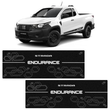 Imagem de Kit Soleira Da Porta Strada Endurance 2020/21 Adesivo Preto - SPORTINO