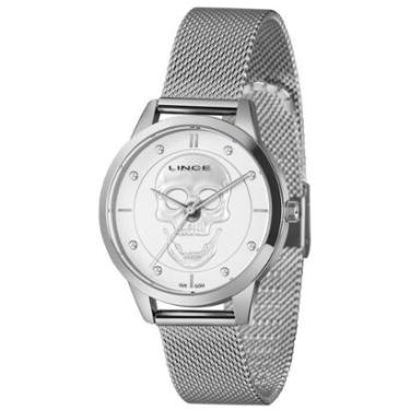 Imagem de Relógio Lince   Lrm0l Ssx Caveira Mesh-Feminino