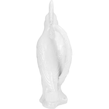 Imagem de ADORNO ENFEITE DECORATIVO 33x15x10cm CERÂMICA BRANCO PÁSSARO CALIPSO HOME&CO