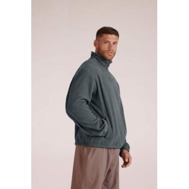 Imagem de Blusão LSportAM Fleece Básico Masculino Lupo 77124 Cor:Grafite MesclaT