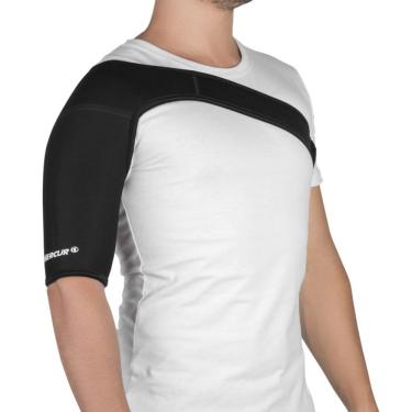 Imagem de Suporte para Ombro Mercur BC 0085 para Dores e Instabilidades em Neoprene Preto Ajustáv...