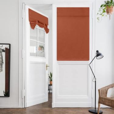 Imagem de Cortinas francesas para portas e janelas HOMEIDEAS Burnt Orange 66x100